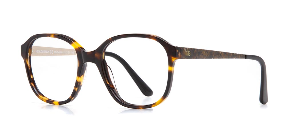 GOLDBERRY Eyeglasses Teenage Woman Rectangular Full-Rimmed Acetate Unfiltered GB 4006-C.02